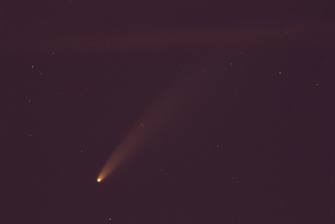 [it] particolare della cometa Neowise [en] comet Neowise closer view